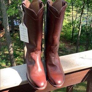 Tecovas brown leather boots